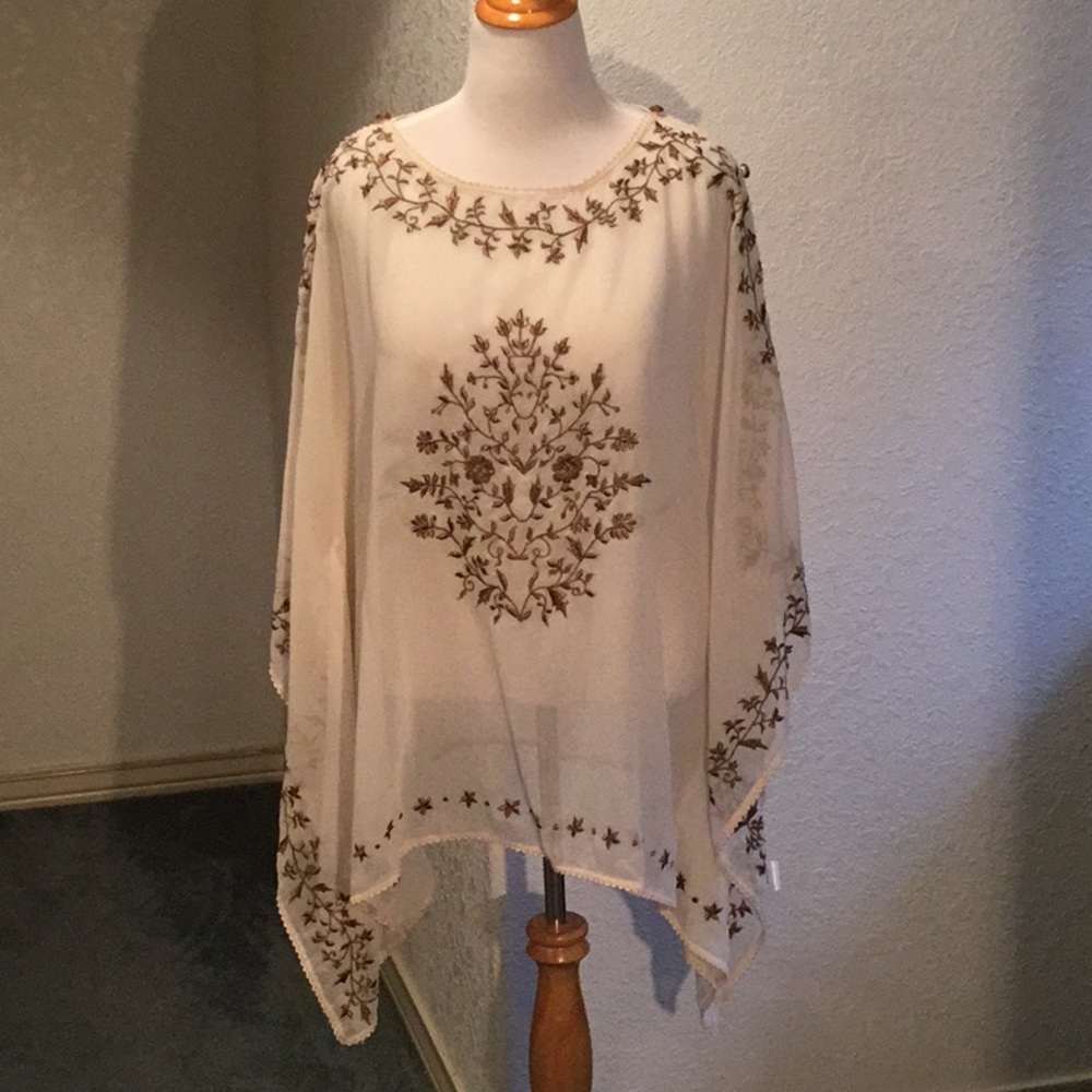 Roja Collection Tree of Life Poncho
